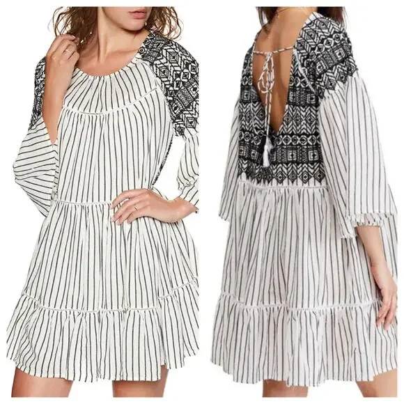 Free People | Dresses | Free People Lola Embroidered Mini Dress Sz Xs Nwt |  Poshmark